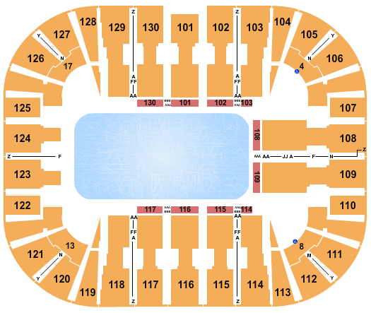 EagleBank Arena Disney On Ice Seating Chart